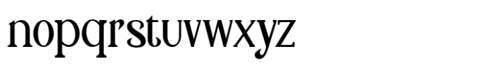 SerifClub Medium Font LOWERCASE