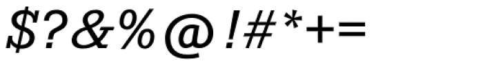 Serifa BEF Italic Font OTHER CHARS