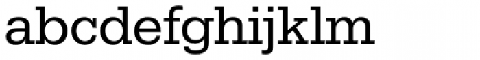 Serifa D Regular Font LOWERCASE