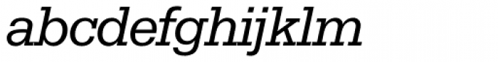 Serifa SH Italic Font LOWERCASE