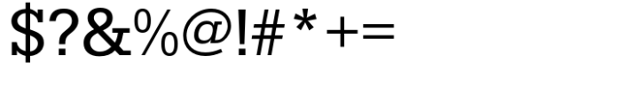 Serifa Std Regular Font OTHER CHARS