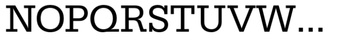 Serifa Std Regular Font UPPERCASE