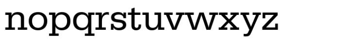 Serifa Std Regular Font LOWERCASE