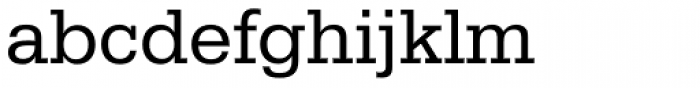 Serifa Font LOWERCASE
