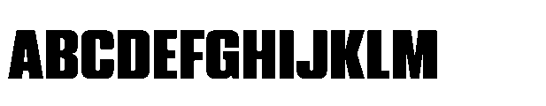 Serifenlose Linear Antiqua SLA Condensed Font UPPERCASE