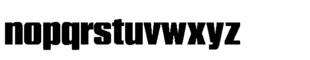 Serifenlose Linear Antiqua SLA Condensed Font LOWERCASE
