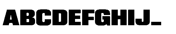 Serifenlose Linear Antiqua SLA Expanded Font UPPERCASE
