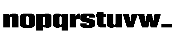 Serifenlose Linear Antiqua SLA Expanded Font LOWERCASE