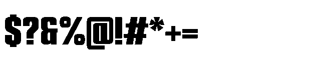 Serifenlose Linear Antiqua SLA Ultra Condensed Font OTHER CHARS