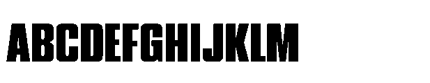 Serifenlose Linear Antiqua SLA Ultra Condensed Font UPPERCASE