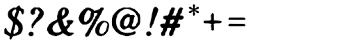 Seriffi Morgan Italic Font OTHER CHARS