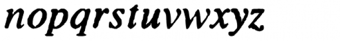 Seriffi Morgan Italic Font LOWERCASE