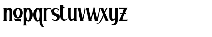 Seriffity Regular Font LOWERCASE