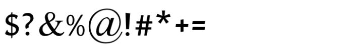 Serific MF Medium Font OTHER CHARS