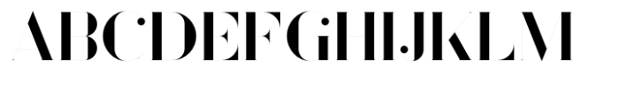 Seriflux Hairline Font UPPERCASE