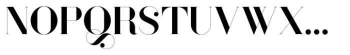 Seriflux Regular Font UPPERCASE