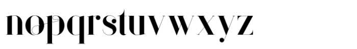 Seriflux Regular Font LOWERCASE