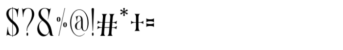 Serino Font OTHER CHARS