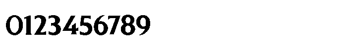 Serith Regular Font OTHER CHARS