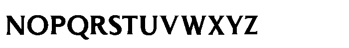 Serith Regular Font LOWERCASE