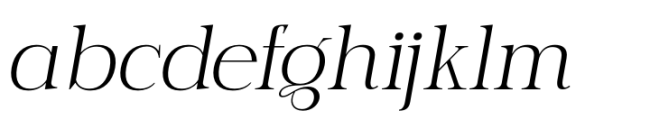 Serling Galleria Light Italic Font LOWERCASE