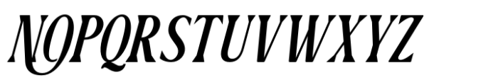 Serofa Oblique Font UPPERCASE