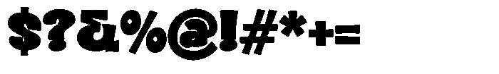 Seromut Display Seromut Regular Font OTHER CHARS