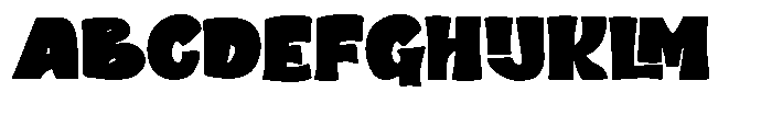 Seromut Display Seromut Regular Font UPPERCASE