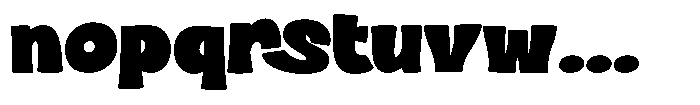 Seromut Display Seromut Regular Font LOWERCASE