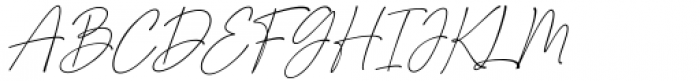 Serona Signature Slanted Font UPPERCASE