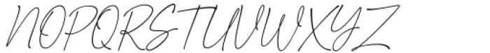 Serona Signature Slanted Font UPPERCASE