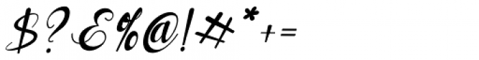 Seronita Italic Font OTHER CHARS