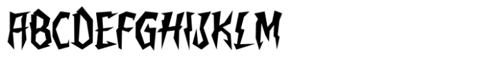 Serpent Wrath Font UPPERCASE
