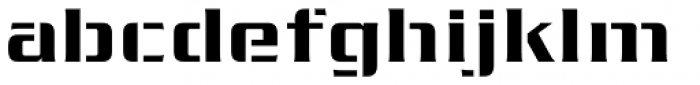 Serpentine Stencil EF Regular Font LOWERCASE