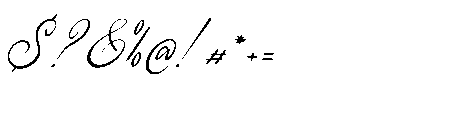 Serphina Lawliam Italic Font OTHER CHARS