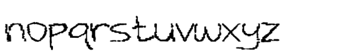 Serrature Font LOWERCASE