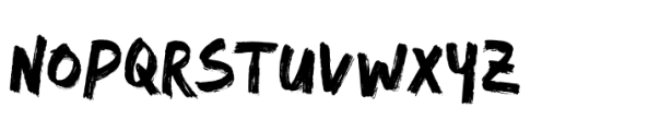 Sertter Brush Font LOWERCASE