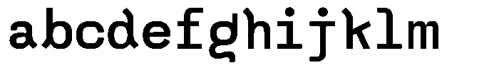 Serua Mono Bold FONT