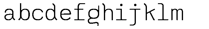Serua Mono Light FONT