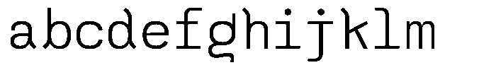 Serua Mono Regular FONT