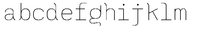 Serua Mono Thin FONT