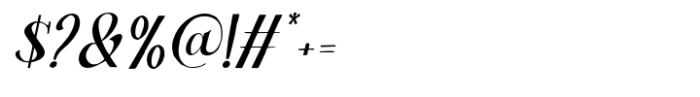 Servine Italic Font OTHER CHARS