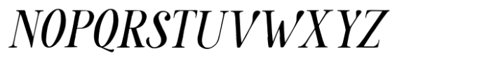 Servine Italic Font UPPERCASE
