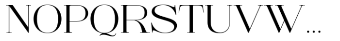 Sesandra All Caps Serif Font LOWERCASE