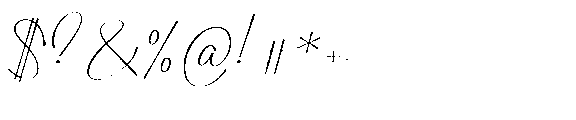 Sesillion Regular Font OTHER CHARS