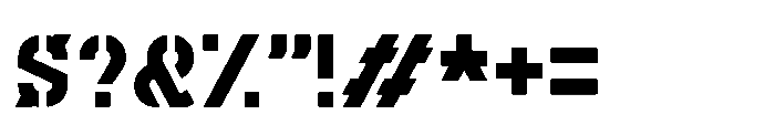 Set Family Set 02 Font OTHER CHARS