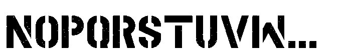 Set Family Set 03 Font UPPERCASE