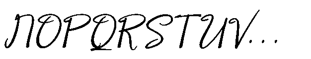 Setalking Italic Font UPPERCASE