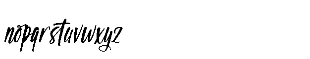 Setalking Italic Font LOWERCASE