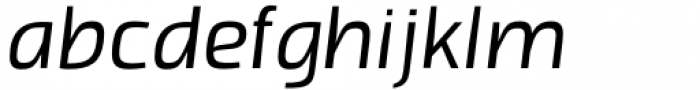Setter Regular Italic Font LOWERCASE